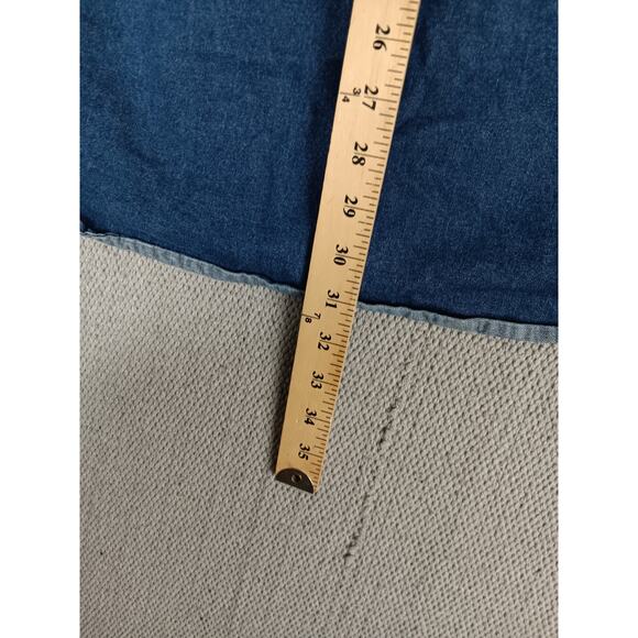 Game Winner Vintage Denim Shooting Shirt Mens XL Blue Camo Hunting Shooting - Picture 10 of 12